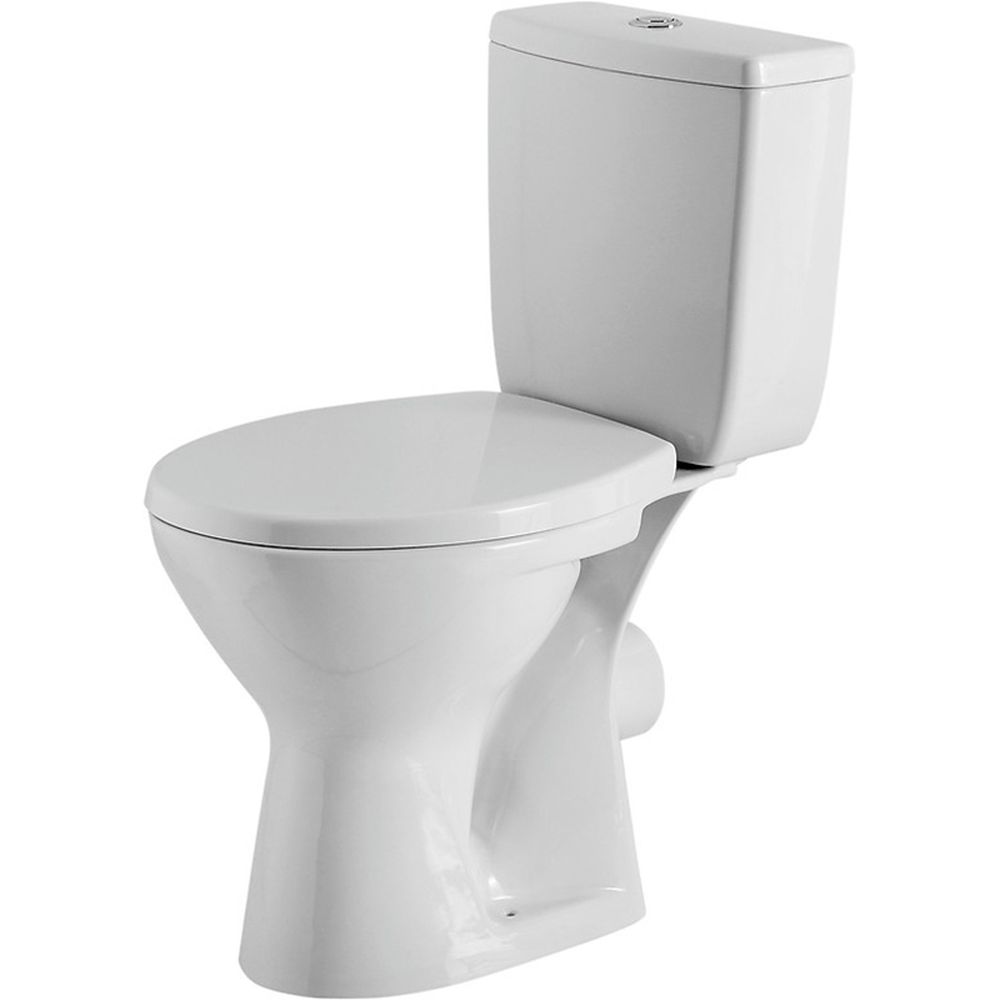 Set vas Wc cu rezervor si capac din polipropilena Cersanit, Senator