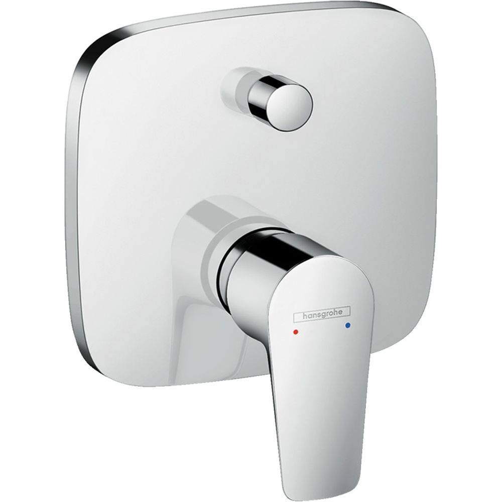 Baterie cada sau dus Hansgrohe Talis E incastrata pentru corp ingropat, crom lucios Crom lucios