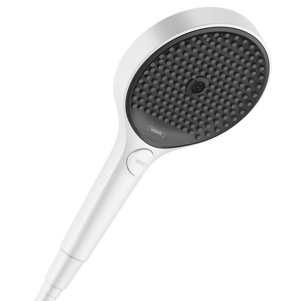 Para dus culoare alb mat Hansgrohe, Rainfinity 130 Alb mat