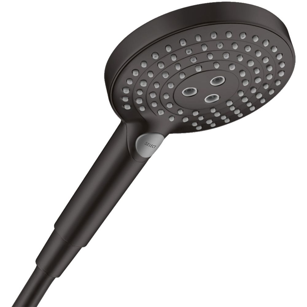 Para dus culoare negru mat Hansgrohe, Raindance Select S Negru mat