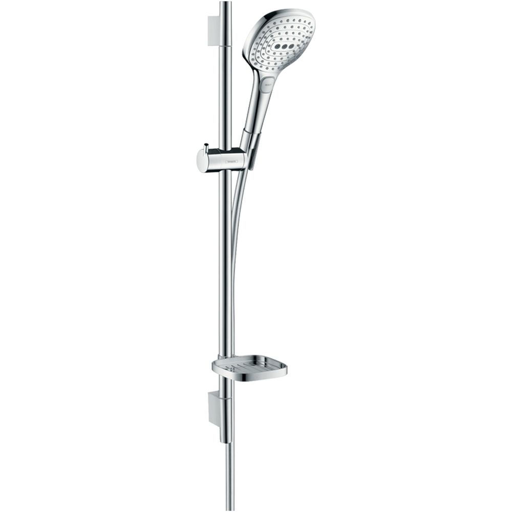 Set dus cu bara dus 65 cm crom Hansgrohe, Raindance Select E Crom