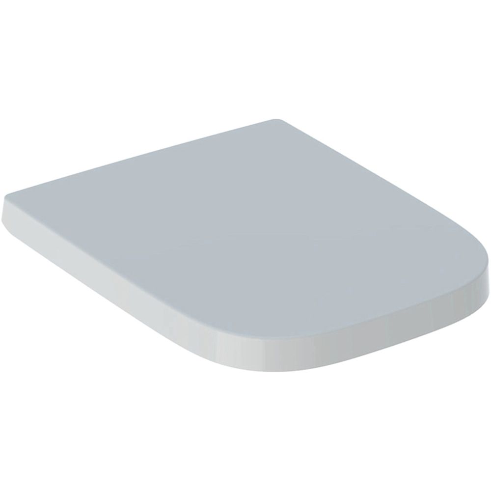 Capac wc soft close alb dreptunghiular Geberit, Selnova Square