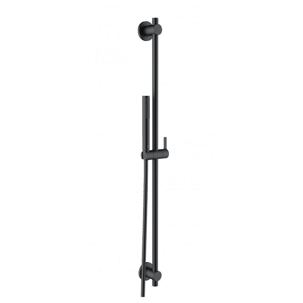 Set de dus Kludi Nova Fonte cu bara 90 cm negru mat Negru mat