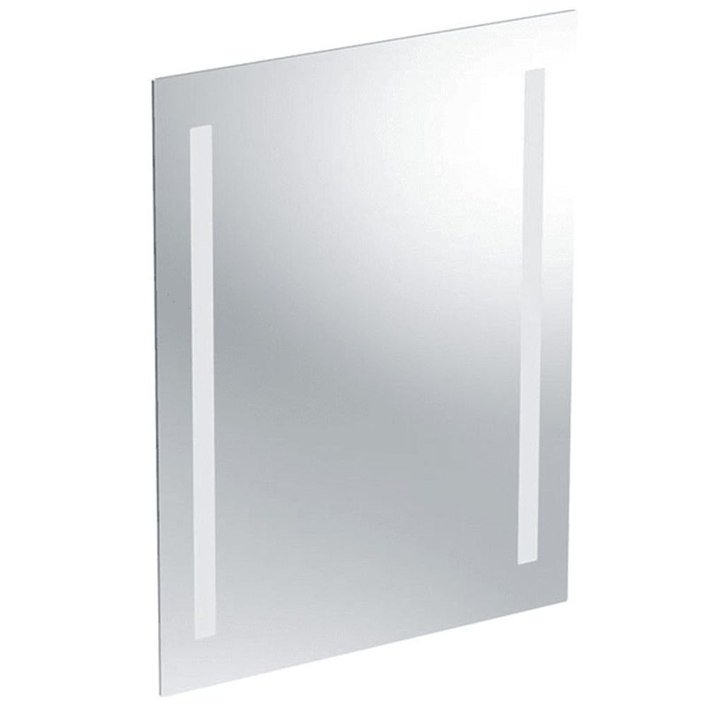 Oglinda dreptunghiulara 50 cm cu iluminare LED si dezaburire Geberit, Option Basic 500x650mm