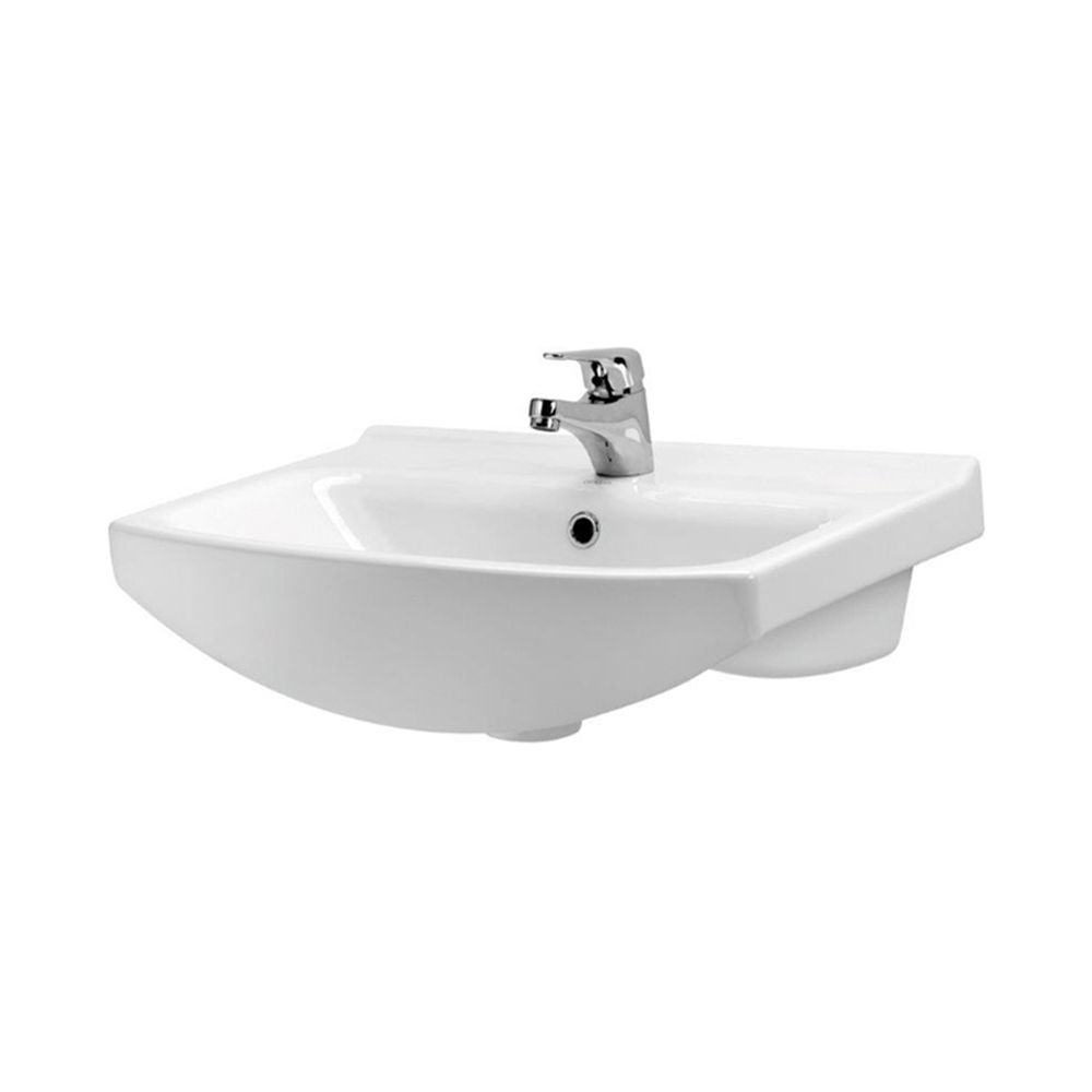 Lavoar baie suspendat alb 50 cm Cersanit Cersania New 510x385 mm