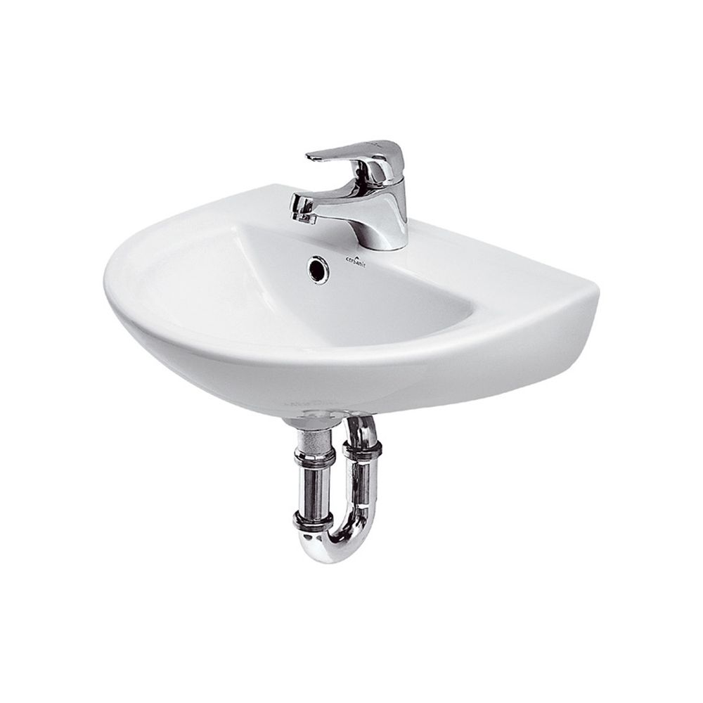 Lavoar baie suspendat alb lucios 45 cm Cersanit President 445x350 mm