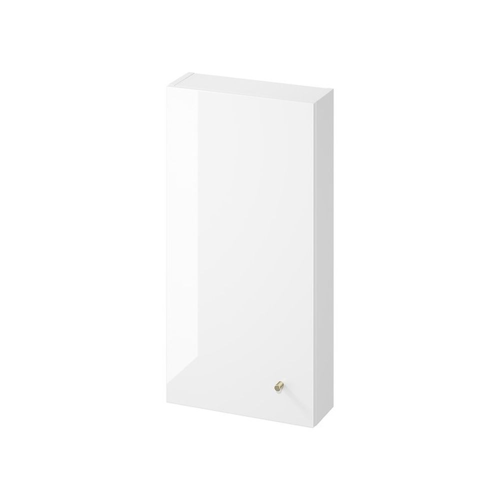 Dulap baie suspendat Cersanit Larga, o usa, 40 cm, alb, montat Alb, 400 mm