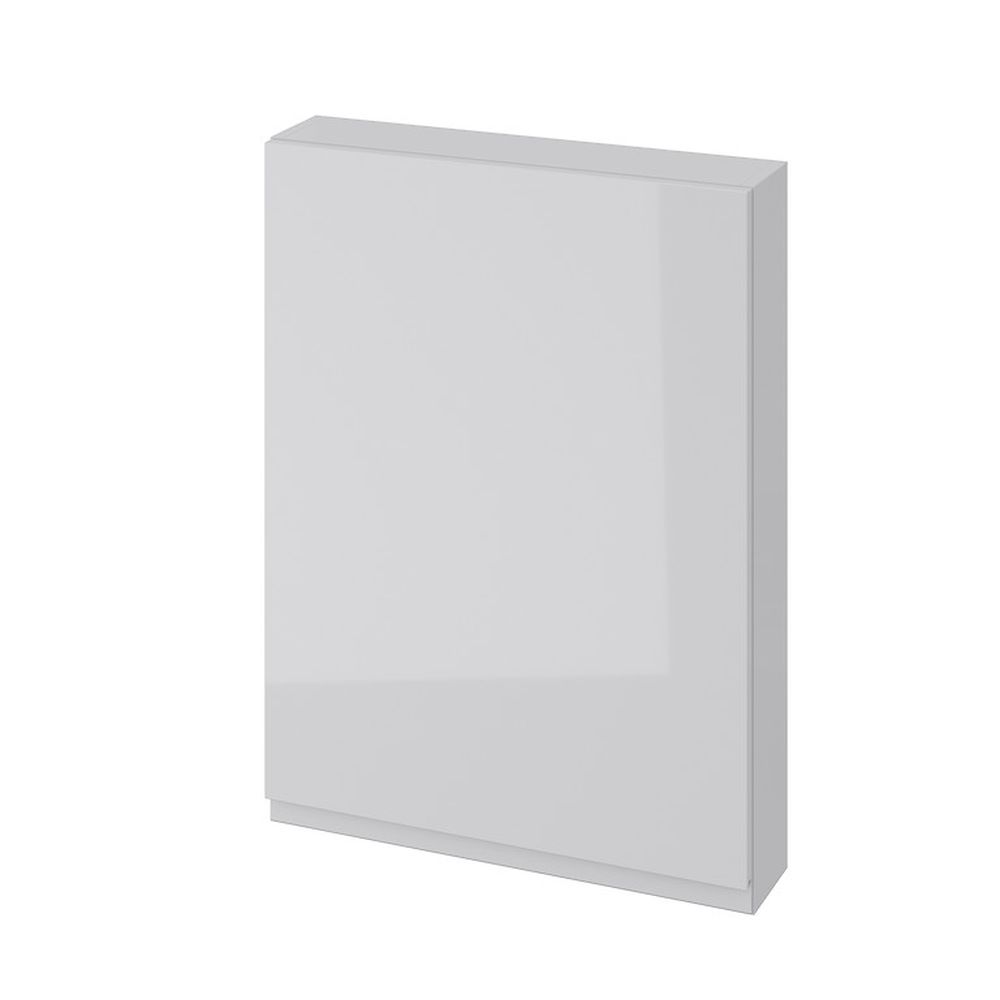 Dulap baie suspendat Cersanit Moduo, o usa, 60 cm, gri, montat Gri, 600 mm