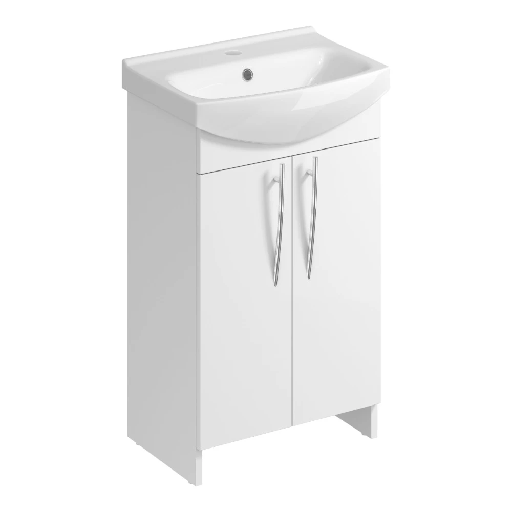Dulap baie Cersanit Arsena, 50 cm, pentru lavoar